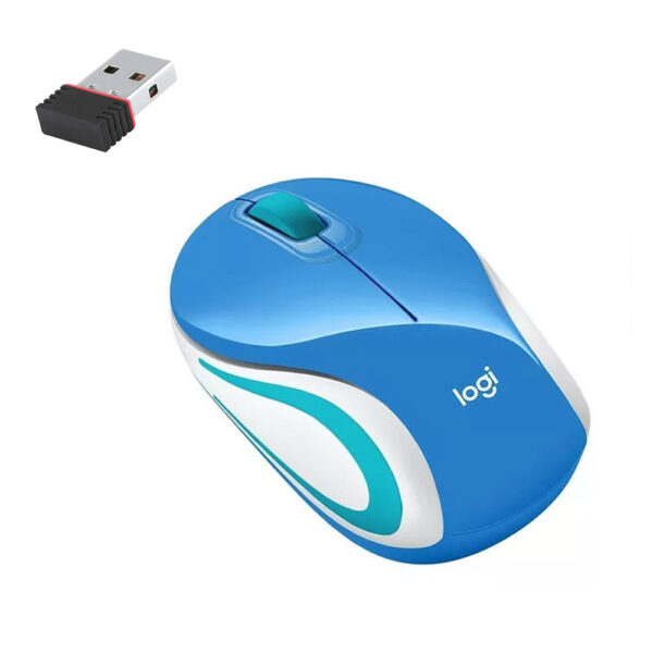 MOUSE LOGITECH M187_INALAMBRICO AZUL