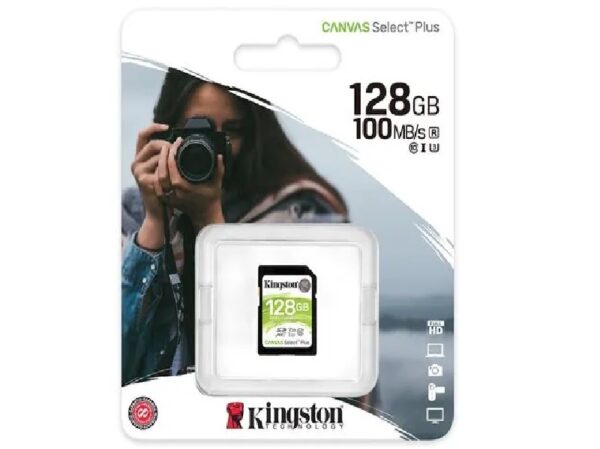 MEMORIA SD KINGSTON CANVAS SELECT PLUS_128GB